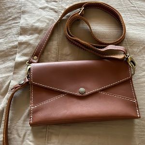 Portland Leather Envelope convertible crossbody